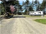 A gravel road leading to RV sites - thumbnail