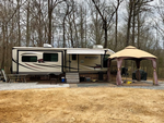 A trailer in an RV site - thumbnail