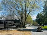 A fifth wheel parked at a site - thumbnail
