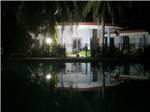 The pool area at night - thumbnail