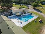 An aerial view of the pool - thumbnail