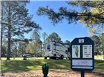 A sign near an RV site - thumbnail