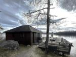 Cabin with deck overlooking the lake - thumbnail