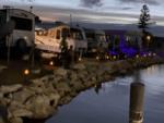 RV's parked near lake at Indian Mound Fish Camp - thumbnail