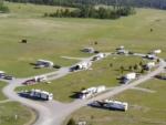 Overhead view at site Lost Moose Meadows Campground & RV Park - thumbnail