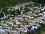 Aerial view of RV sites at Suwannee River Rendezvous Resort & Campground - thumbnail