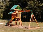 A play structure on the playground - thumbnail