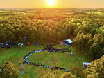 Aerial view of an event at Skull Shoals Park & Campground - thumbnail