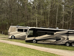 Parked motorhomes at Skull Shoals Park & Campground - thumbnail