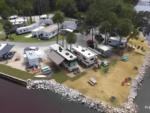 Parked RV's at site Pine Island RV and Marina - thumbnail