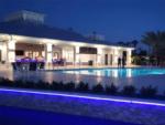 The rec hall and pool at night - thumbnail