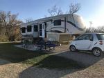 Parked trailer at site Smoky Hill RV Park - thumbnail