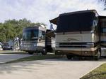 RV's parked at site Roaming Trails RV Retreat Burleson - thumbnail