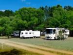 Parked RV at site Boyne Country RV Park and Campground - thumbnail