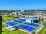 Aerial view of the pickleball courts - thumbnail