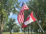 American and Canadian flags - thumbnail