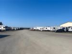 Parked RV's and trailers at Aviator RV Park - thumbnail