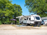Travel trailer at site at Mountain View RV Park and Guest Motel - thumbnail