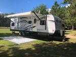 Parked trailer at site Fox Run Family Campground & RV Park - thumbnail