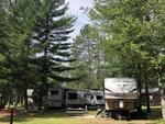 Parked trailer at site Fox Run Family Campground & RV Park - thumbnail