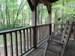 Rocking chair outside the cabin - thumbnail