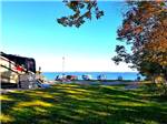 A motorhome in an ocean view site - thumbnail