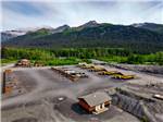 Aerial view of cabins and full hookup sites - thumbnail