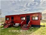 A red tiny home - thumbnail
