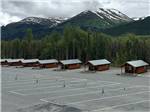 A row of rental cabins and RV sites - thumbnail