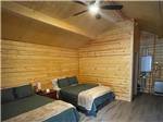 Two beds in a rental cabin - thumbnail
