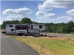 A large travel trailer at site - thumbnail