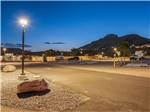 The RV park at night - thumbnail