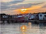The sun sets over sites - thumbnail