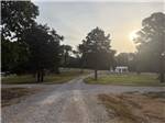 A gravel road leading to sites - thumbnail