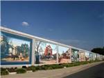 View larger image of Murals along road at DUCK CREEK RV PARK image #10