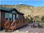 Cabin rental with a deck at BRYCE CANYON RV RESORT BY RJOURNEY - thumbnail