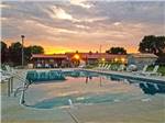 Beautiful view of sunset near pool at BEYONDER GETAWAY AT RISING SUN - thumbnail