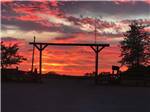 A beautiful view of the sky at sunset at CAMPING PARADIS DE LA P'TITE MONTAGNE - thumbnail