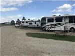 View larger image of Gravel road and RV sites  at A PRAIRIE BREEZE RV PARK image #6