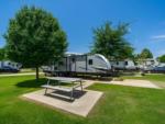Parked trailer at site Antique Capital RV Park - thumbnail