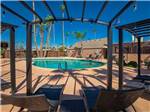 View larger image of Pool and cabana at ROYAL PALM RV RESORT image #8