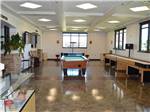 View larger image of Pool table in game room at CHOCTAW RV PARK - DURANT KOA image #5