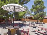View larger image of A large outside sitting area at BOOT HILL RV RESORT image #4