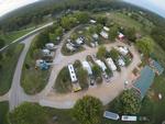 Aerial view of the park Candy Cane RV Park - thumbnail