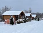 Rental cabins in the snow at ASHLAND/HUNTINGTON WEST KOA HOLIDAY - thumbnail