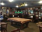 View larger image of Pool table and dining for guests at ROBERT NEWLON RV PARK image #6