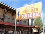 A close up of the billboard sign at BILLY THE KID MUSEUM - thumbnail