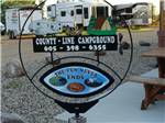 The sign at the office at COUNTY LINE RV PARK & CAMPGROUND - thumbnail