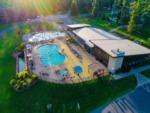 Aerial view of pool area at CATHERINE'S LANDING - thumbnail