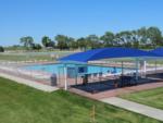 View of covered pool deck at LEISURE LAKE RESORT - thumbnail